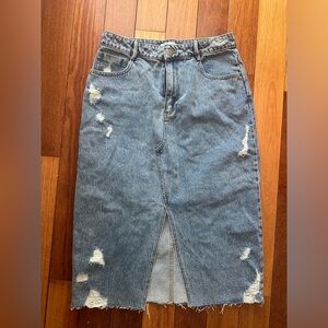 Zara Denim Skirt Size L
